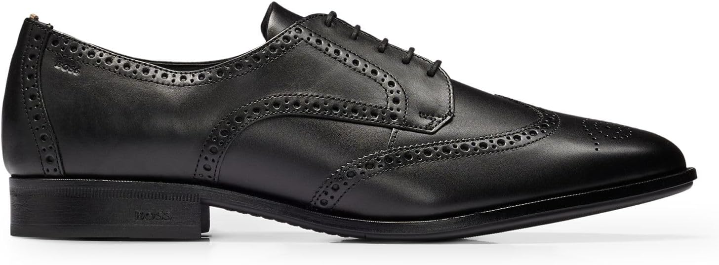 <strong>BOSS</strong><br> Мужские Colby Derb Leather Derby Derby with Budapester Detail Size