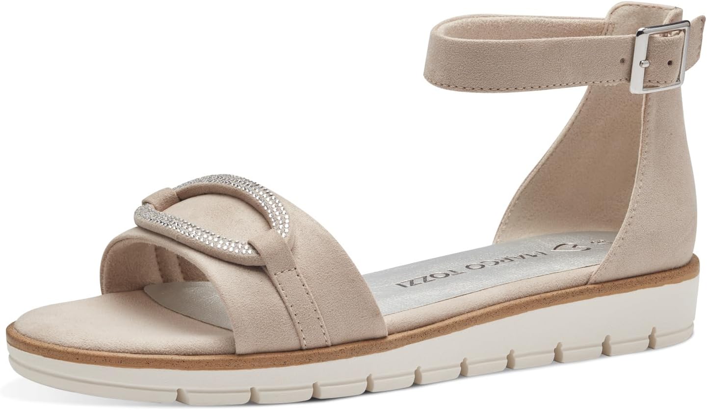 <strong>MARCO TOZZI</strong><br> Женские Flat Sandals with Adjustable Strap Vegan