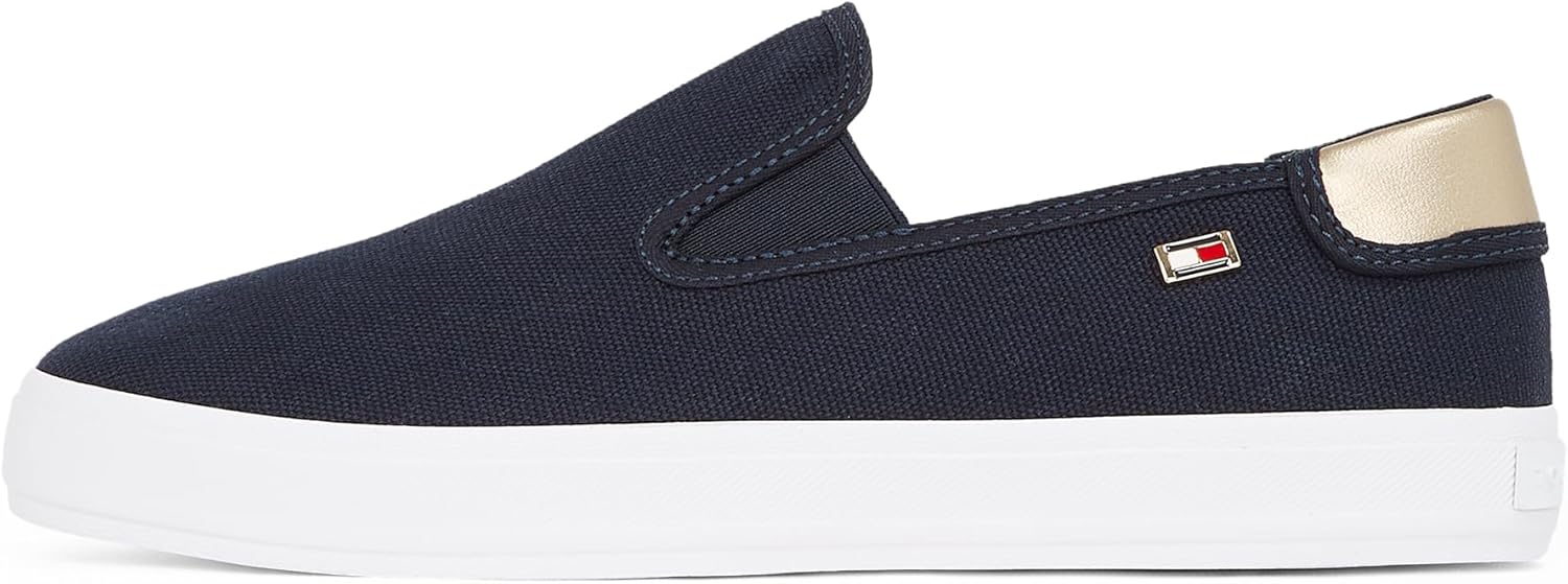 <strong>Tommy Hilfiger</strong><br> Женские Vulc Canvas Slip-on Fw0fw08645 Low Top