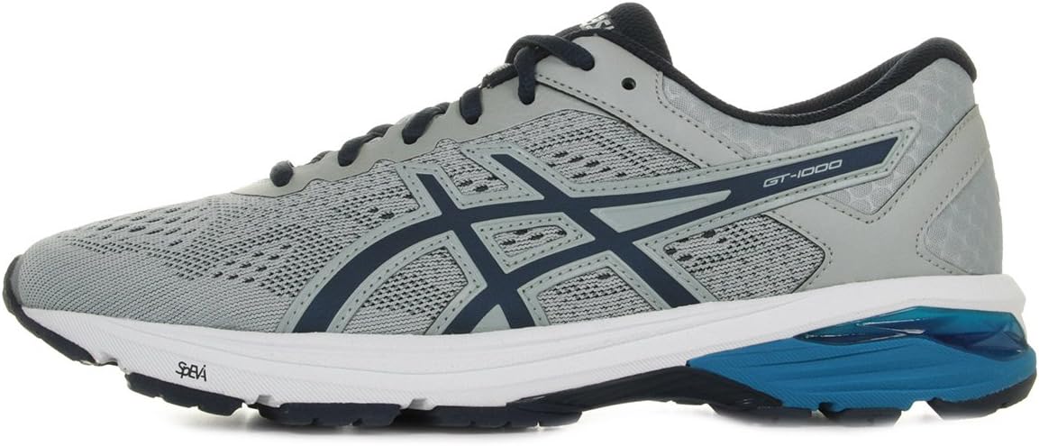 <strong>ASICS</strong><br> Мужские Gt-1000 6 беговые Neon Yellow/Black 11.5 UK — изображение 2