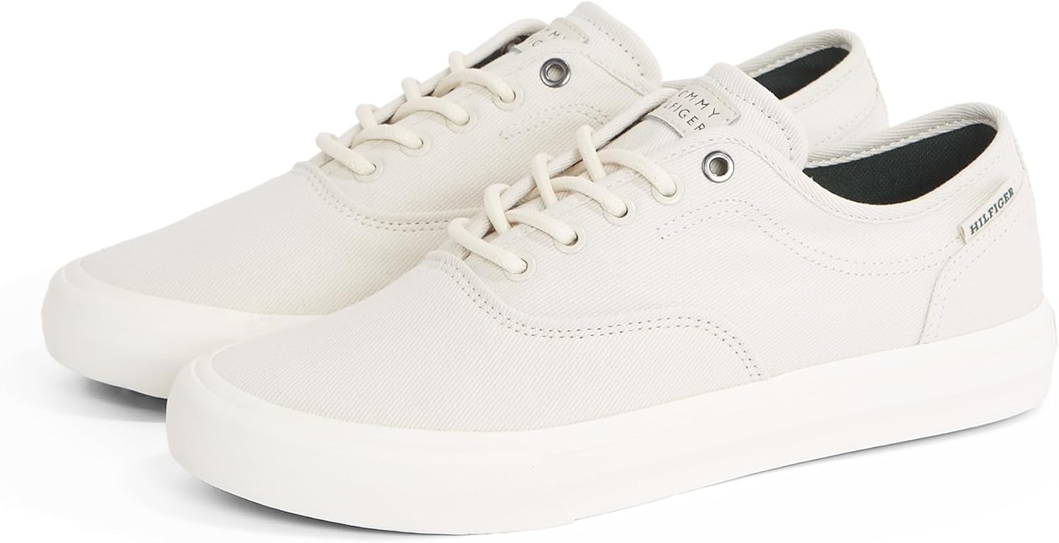 <strong>Tommy Hilfiger</strong><br> Мужские Th Hi Vulc Oxford Twill Fm0fm05400 Low Top — изображение 3