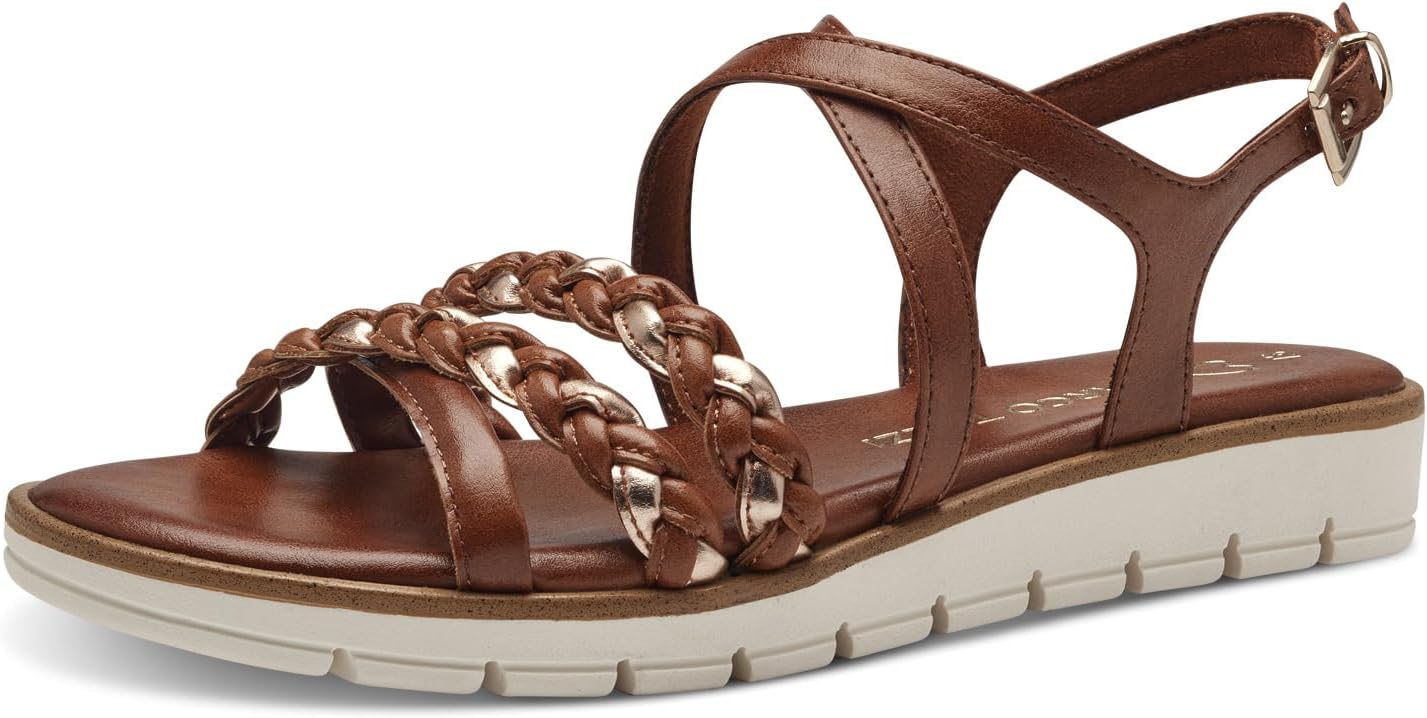 <strong>MARCO TOZZI</strong><br> Женские Vegan Wedge Heel Sandals with Adjustable Strap