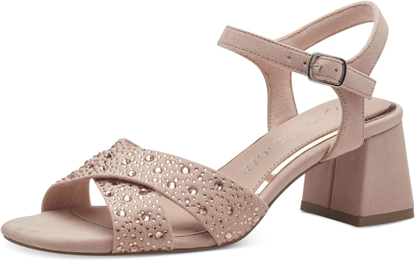 <strong>MARCO TOZZI</strong><br> Женские  Sandals with Heel Glitter Vegan