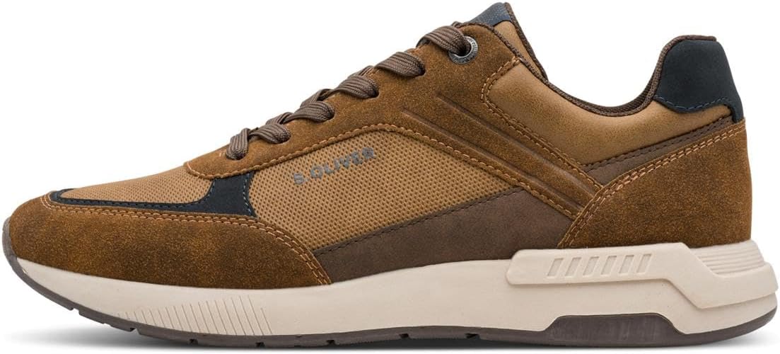 <strong>s.Oliver</strong><br> Мужские Flat with Laces Vegan (Cognac Comb.) 42 EU — изображение 2