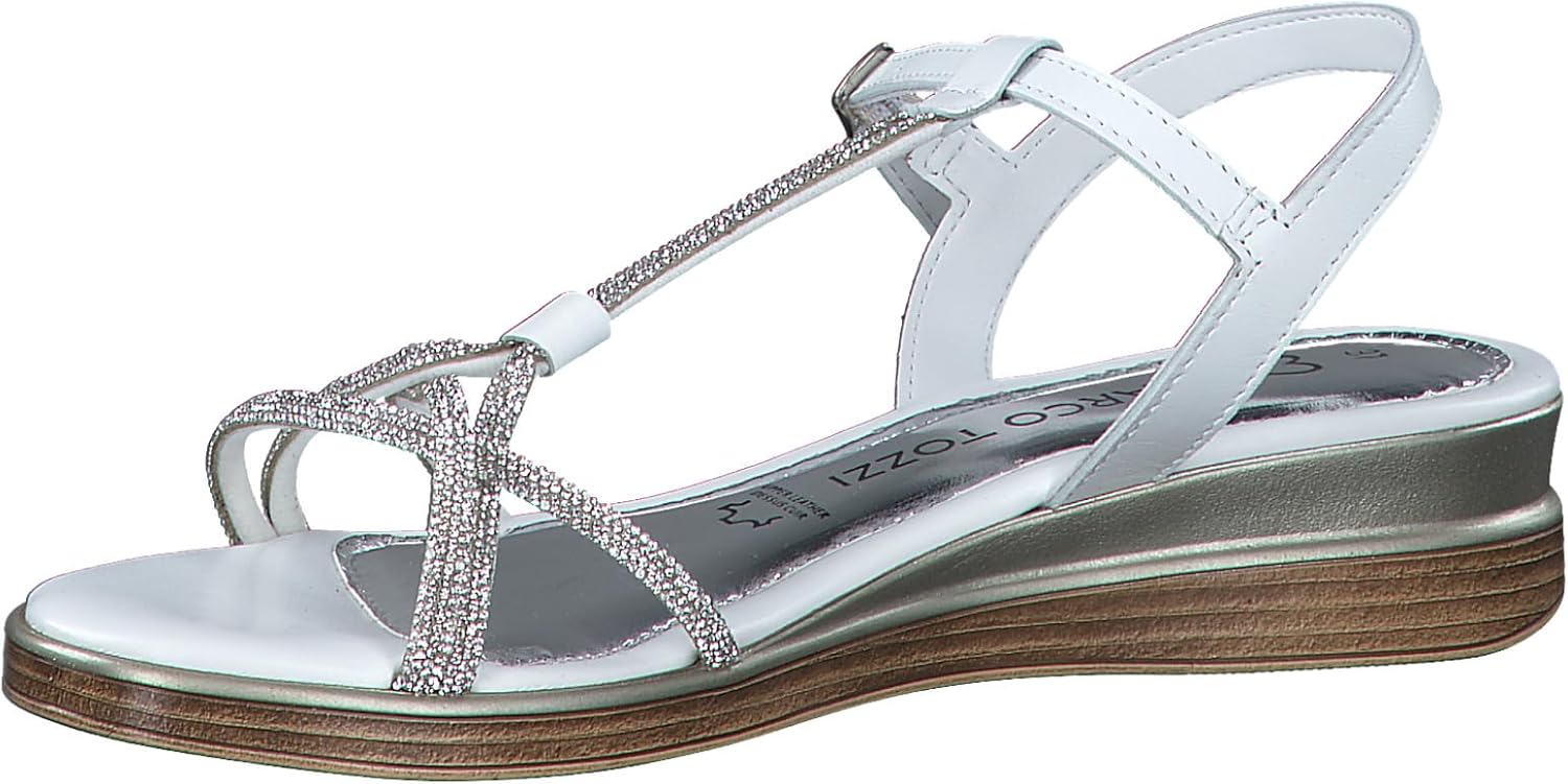 <strong>MARCO TOZZI</strong><br> Женские Sandals with Wedge Heel Glitter Comfortable