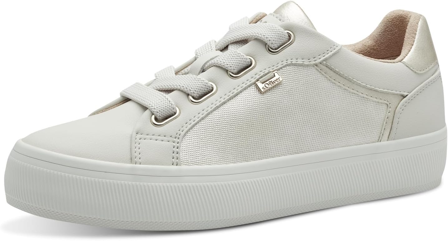 <strong>s.Oliver</strong><br> Женские Flat with Laces Low Top Beige (Beige Comb) 41 EU Beige Comb 41 EU