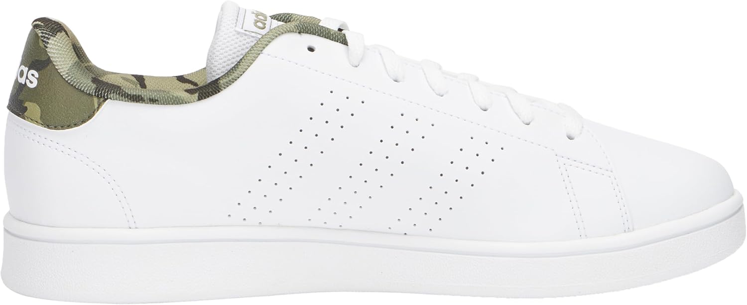 <strong>adidas</strong><br> Мужские Advantage Base Cloud White/Cloud White/Orbit Green 44 EU CloudCloudOrbit Green — изображение 4
