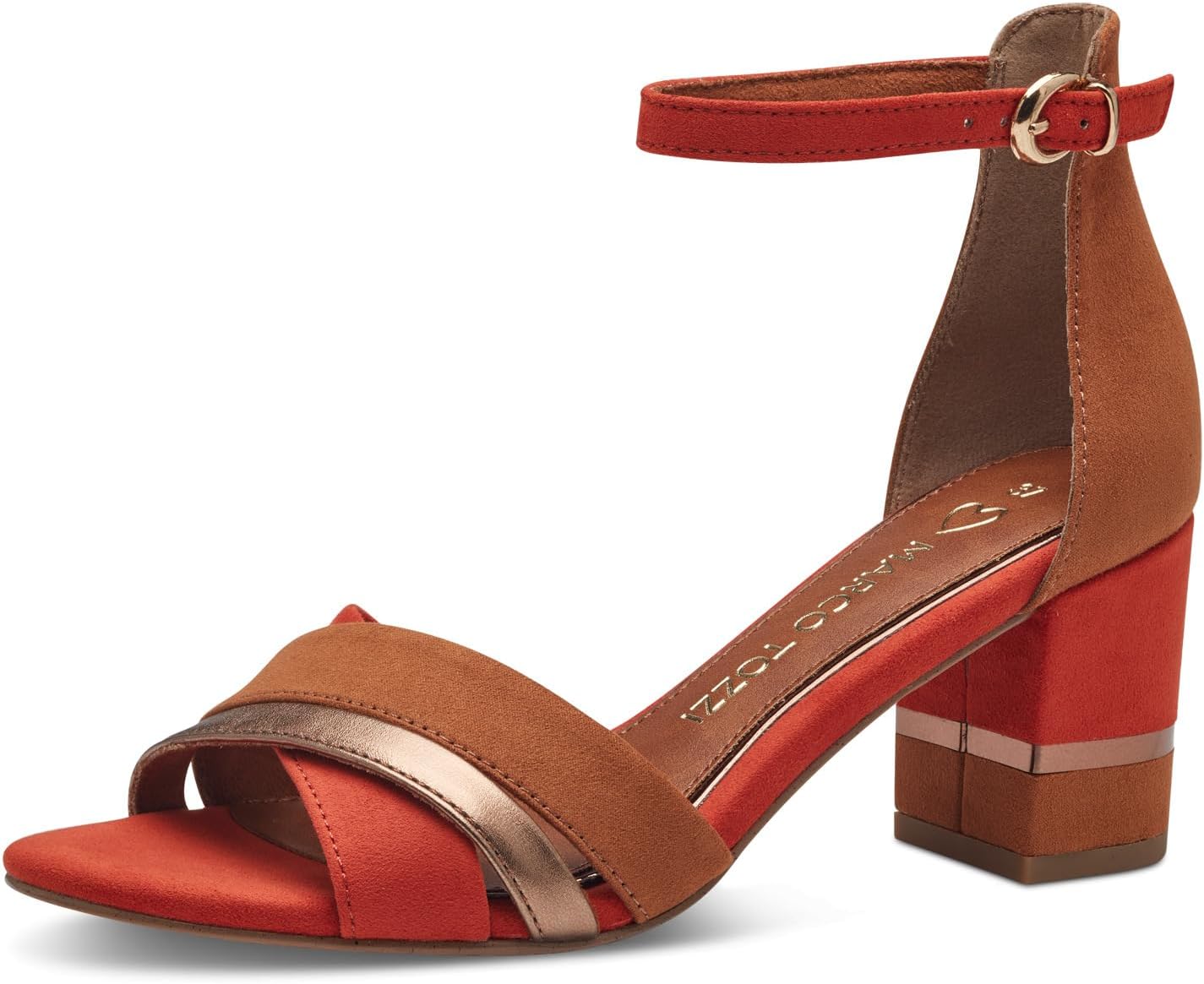 <strong>MARCO TOZZI</strong><br> Женские  Sandals with Heel with Adjustable Strap Summer