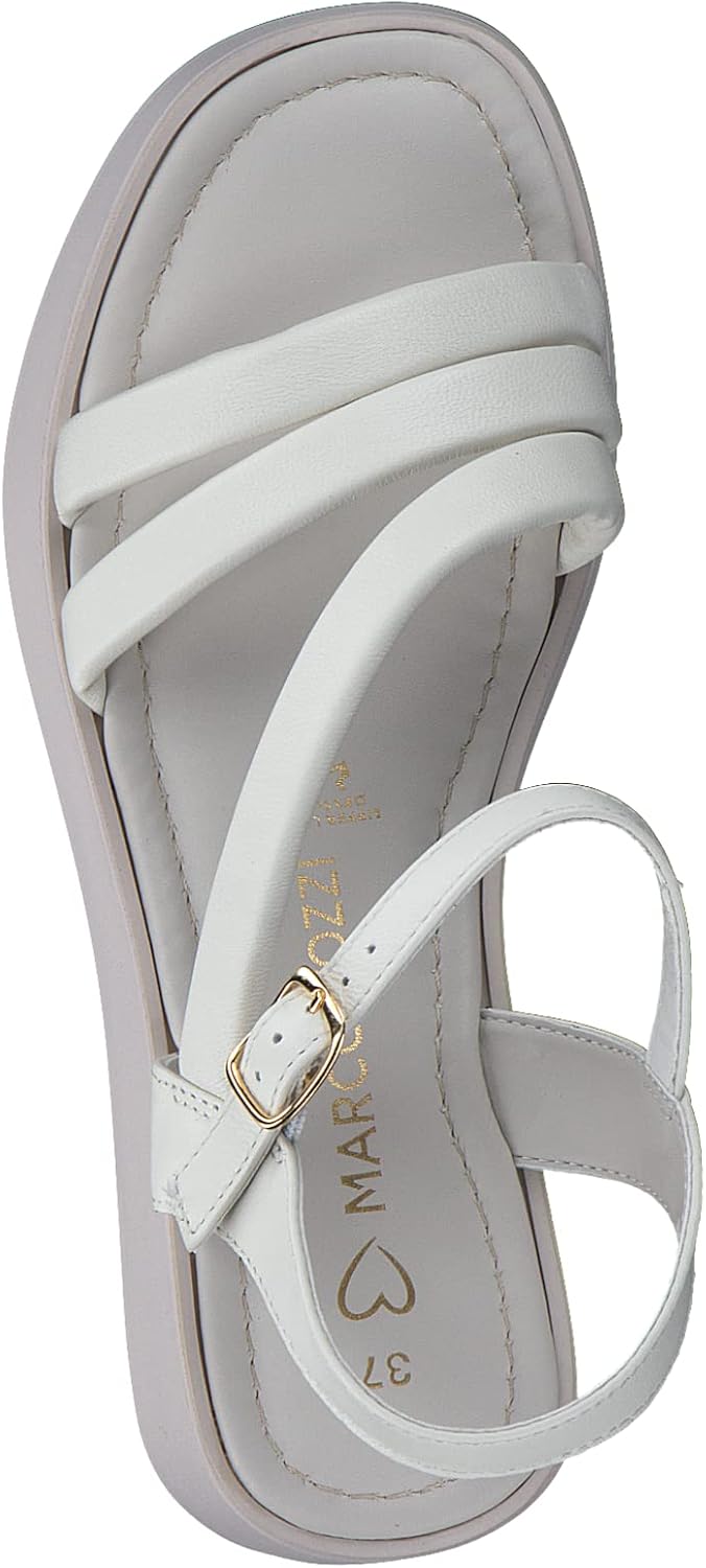 <strong>MARCO TOZZI</strong><br> Женские Leather Wedge Sandals with Adjustable Strap — изображение 3