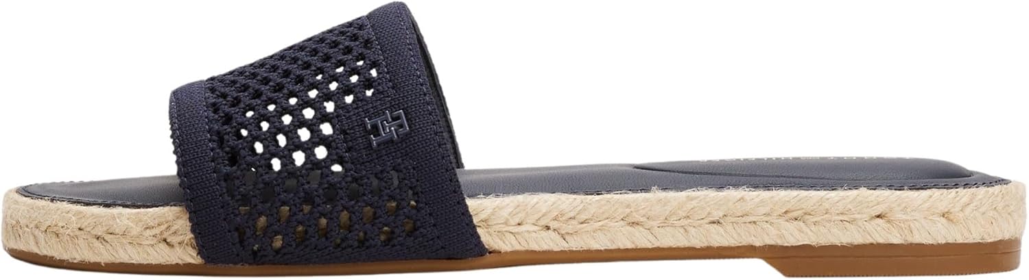 <strong>Tommy Hilfiger</strong><br> Tommy Hilfiger Женские Knit Mesh Espadrille Flat Sandal Fw0fw08744