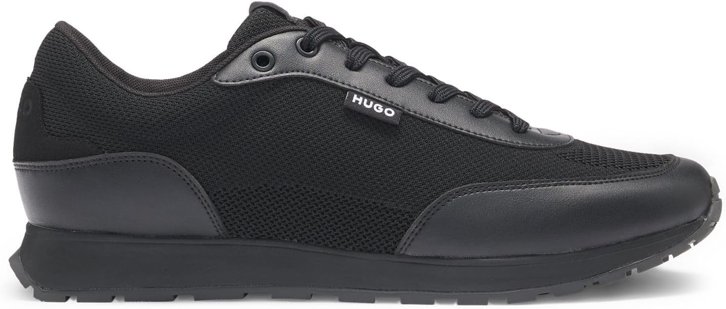 <strong>HUGO</strong><br> Мужские  Icelin Runn in Knitted Look with Faux Leather Trim Size