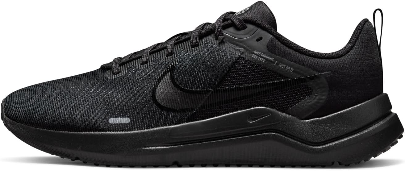 <strong>Nike</strong><br> Men's Downshifter 12 Running Shoes., Black Dk Smoke Grey Particle Grey