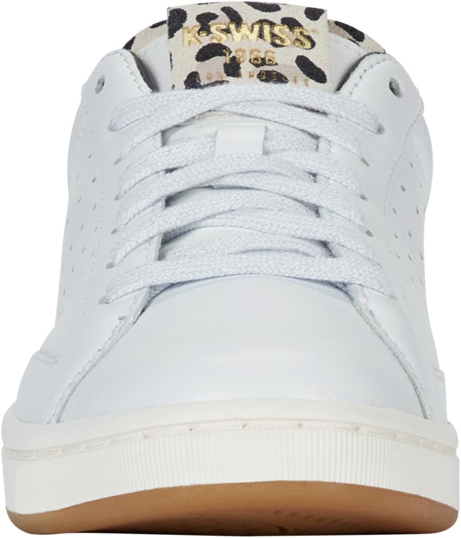 <strong>K-Swiss</strong><br> Женские Lozan Klub LTH WHT/Leopard/SNWWHT 39.5 EU wht leopard snwwht 39.5 UK — изображение 2