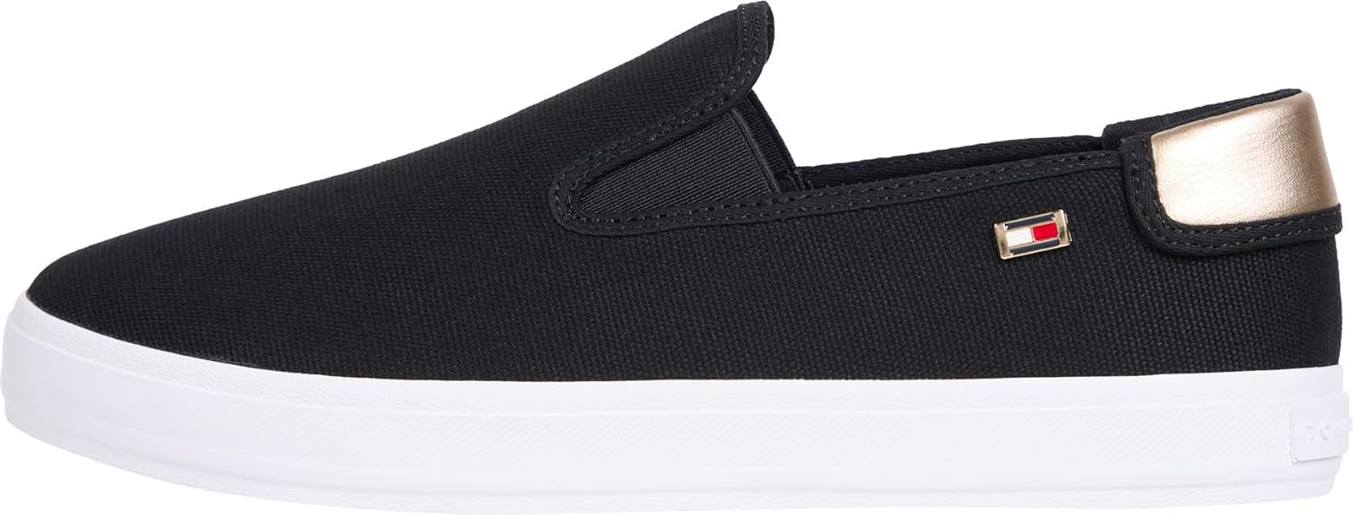 <strong>Tommy Hilfiger</strong><br> Женские Vulc Canvas Slip-on Fw0fw08645 Low Top