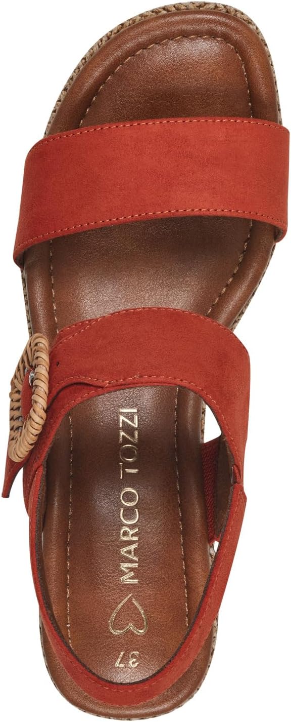 <strong>MARCO TOZZI</strong><br> Женские Wedge Heel Sandals with Buckle Comfortable — изображение 3