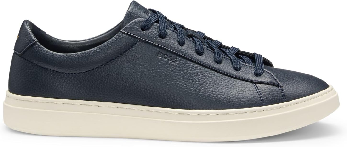 <strong>BOSS</strong><br> Мужские  Kieran Tenn Grain Leather with Rubber Sole Size