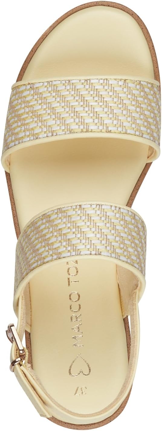 <strong>MARCO TOZZI</strong><br> Женские Vegan Wedge Heel Sandals with Adjustable Strap — изображение 3