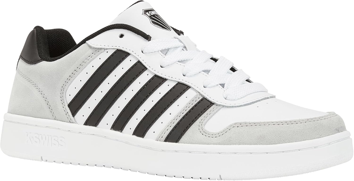 <strong>K-Swiss</strong><br> Men's Court Palisades Trainers, White Grey Black — изображение 2