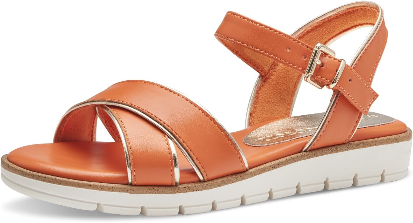 <strong>MARCO TOZZI</strong><br> Женские Vegan Wedge Heel Sandals with Adjustable Strap