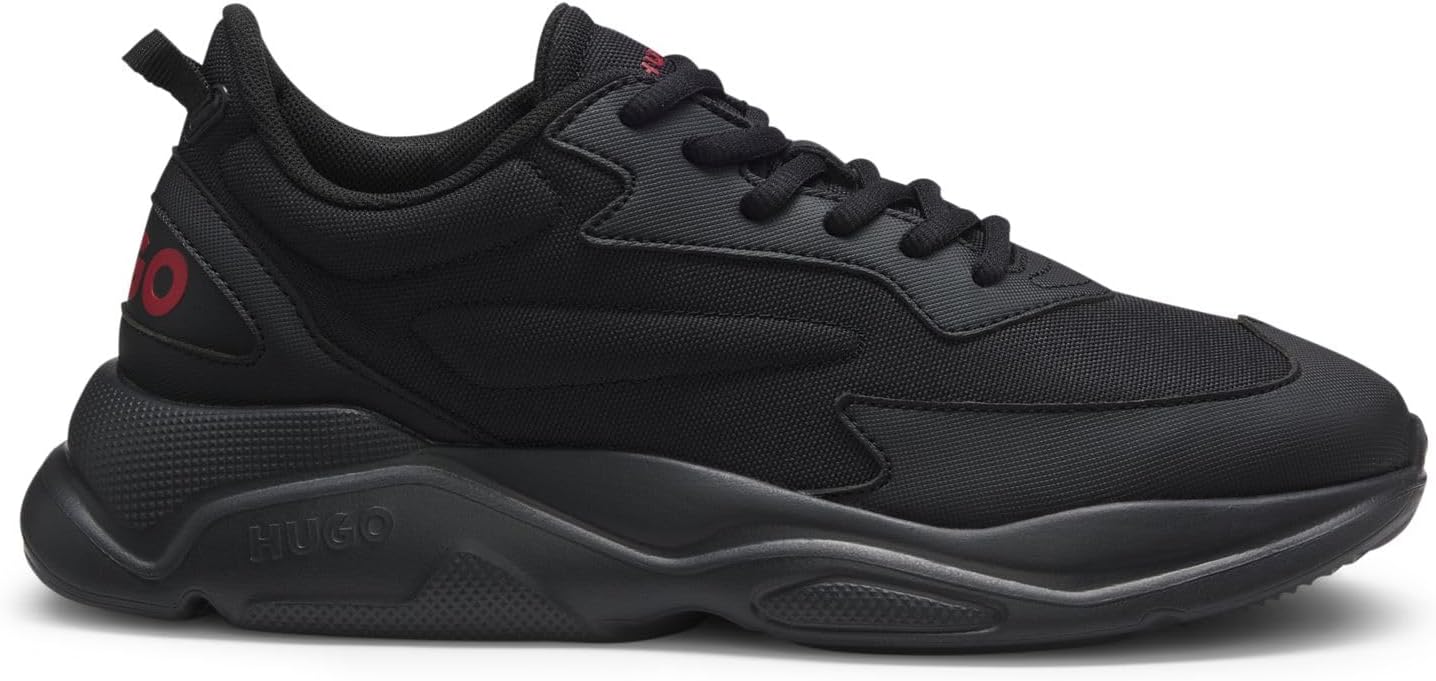 <strong>HUGO</strong><br> Мужские  Leon Runn in Various Materials with Tonal Contrast Size