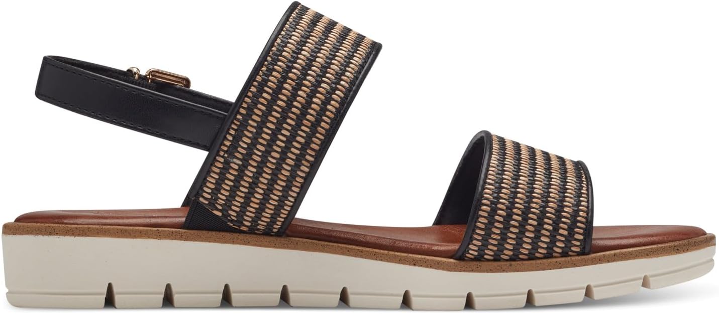 <strong>MARCO TOZZI</strong><br> Женские Vegan Wedge Heel Sandals with Adjustable Strap — изображение 4