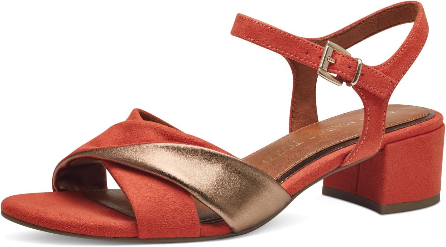 <strong>MARCO TOZZI</strong><br> Женские  Sandals with Heel with Adjustable Strap Vegan