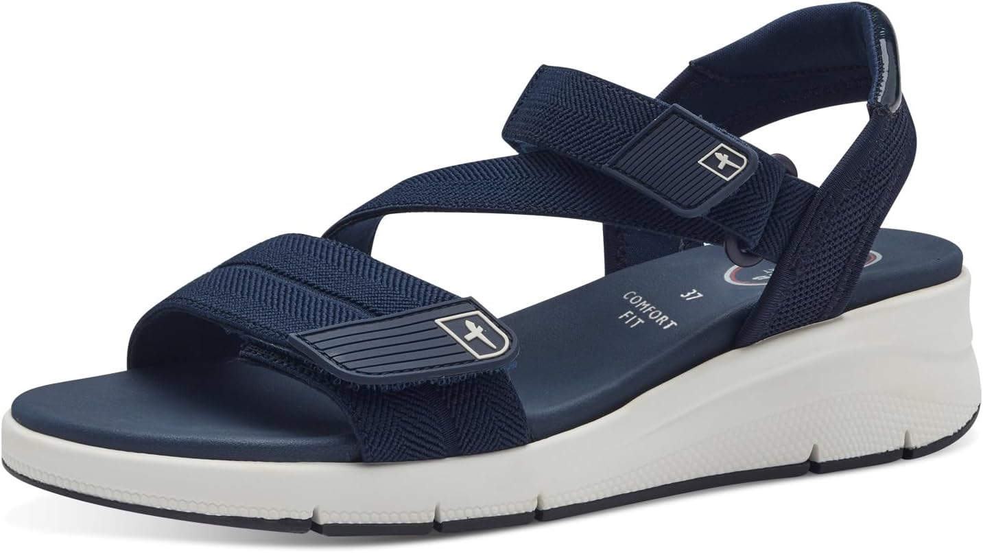 <strong>Tamaris</strong><br> Comfort Женские Flat Sandals with Velcro Fastening Vegan