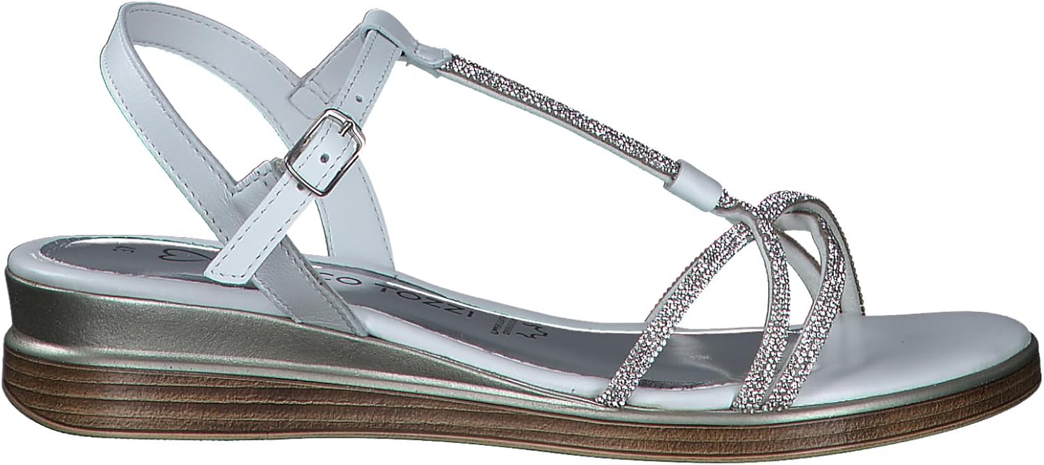 <strong>MARCO TOZZI</strong><br> Женские Sandals with Wedge Heel Glitter Comfortable — изображение 4