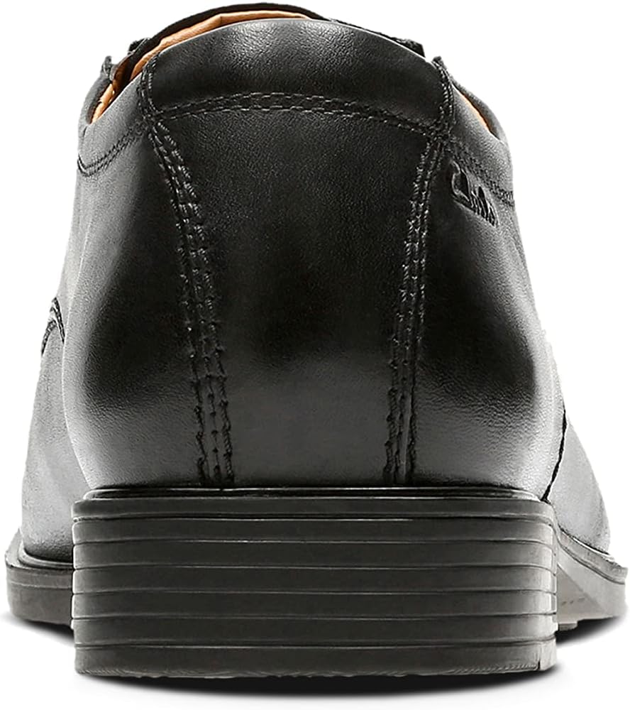 <strong>Clarks</strong><br> Men's Tilden Cap Oxford Shoe,Black Leather,11.5 M US — изображение 3
