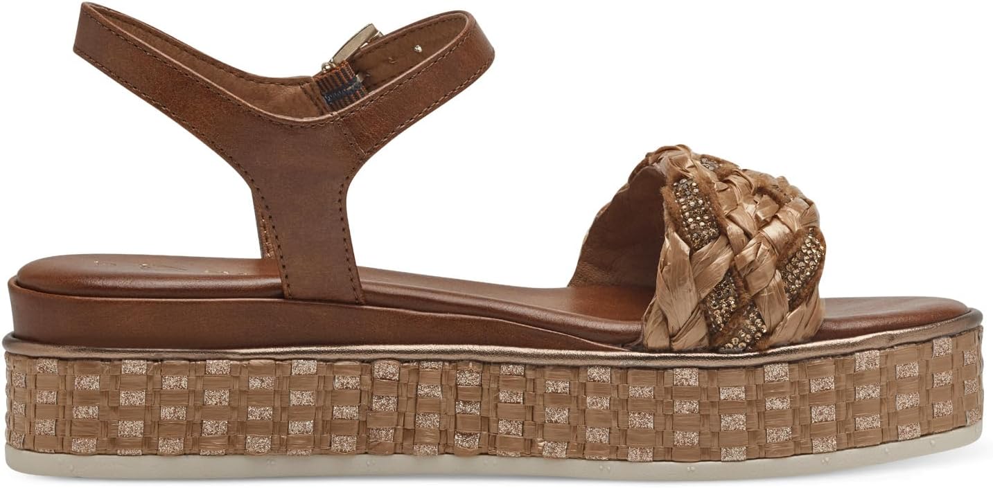 <strong>MARCO TOZZI</strong><br> Женские Wedge Heel Sandals with Adjustable Strap Comfortable — изображение 4