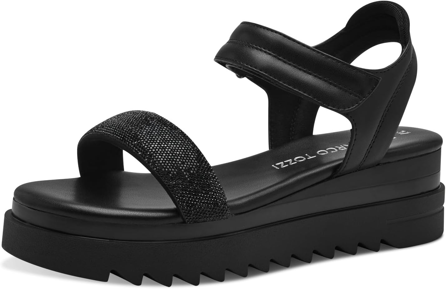 <strong>MARCO TOZZI</strong><br> Женские Sandals with Wedge Heel Glitter Comfortable