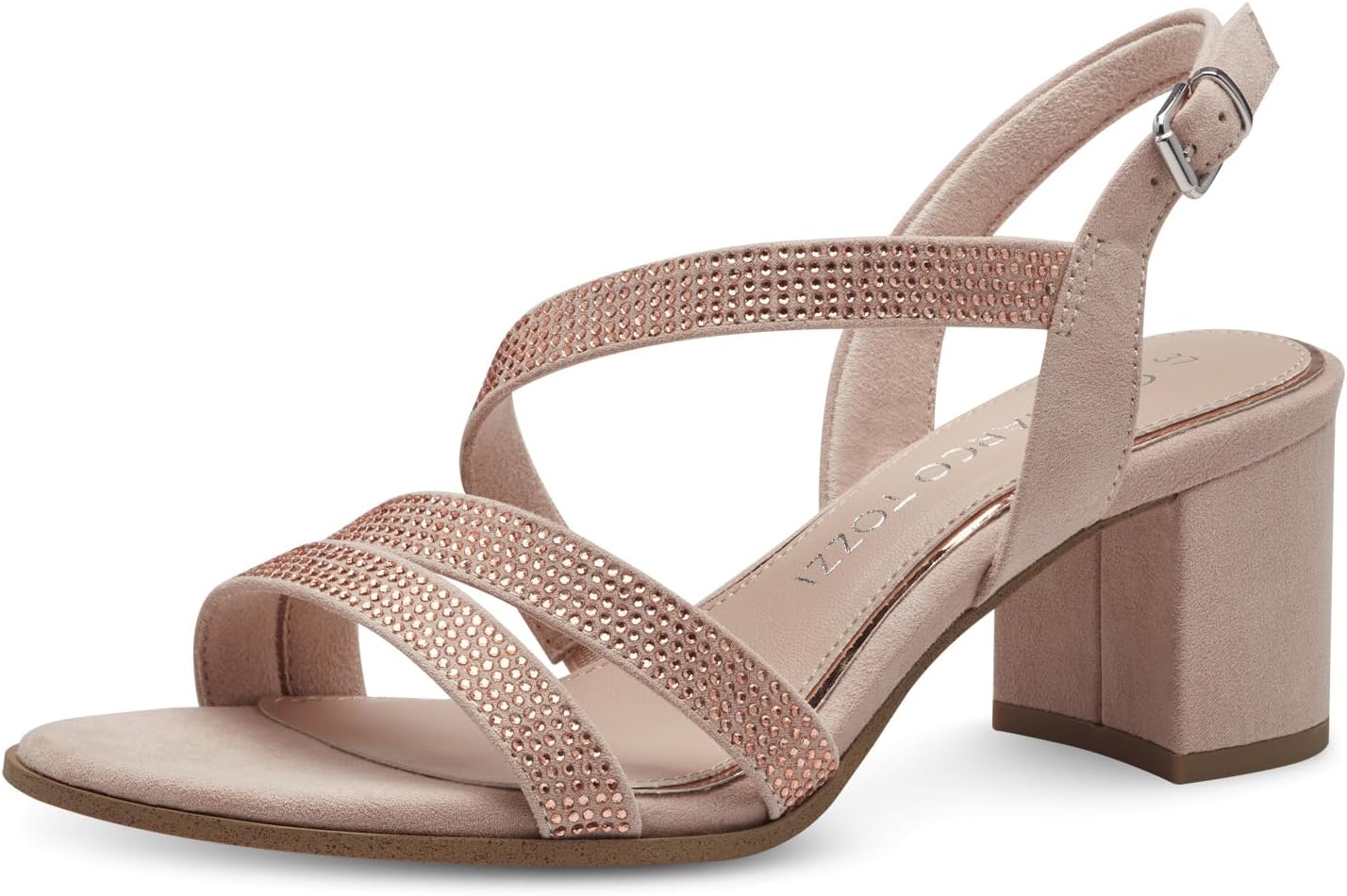 <strong>MARCO TOZZI</strong><br> Женские Sandals with Heel Glitter Vegan