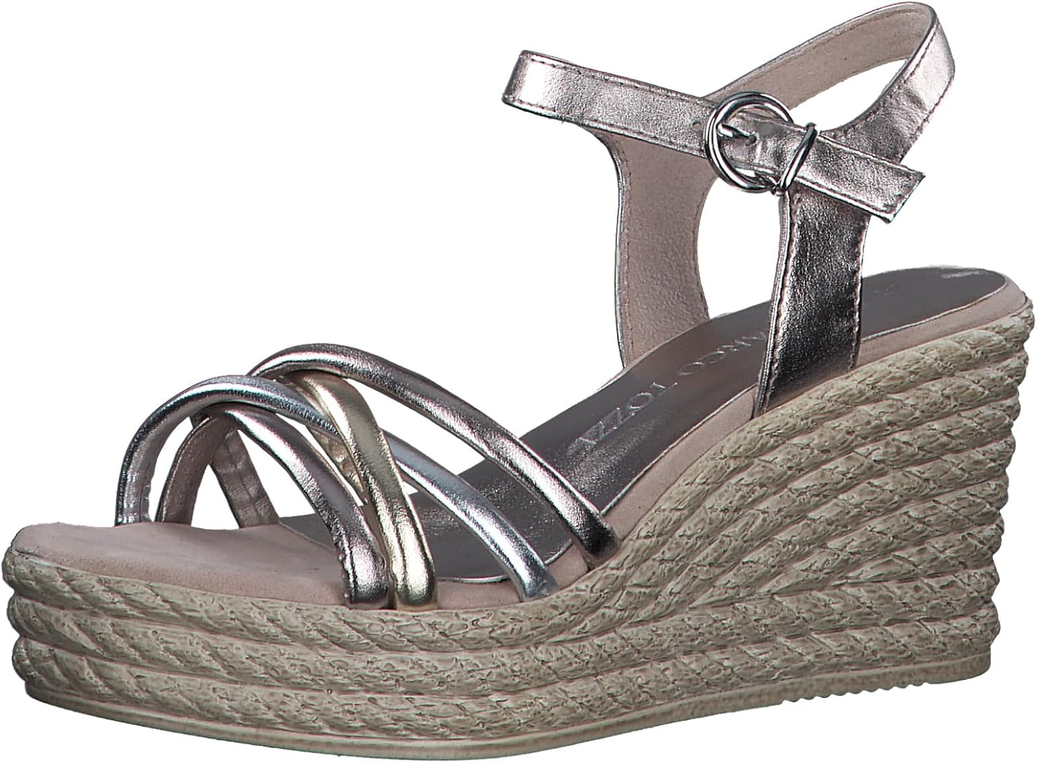 <strong>MARCO TOZZI</strong><br> Женские Wedge Heel Sandals with Adjustable Strap Comfortable