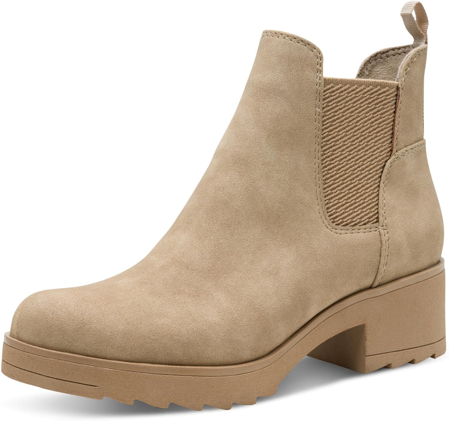 <strong>MARCO TOZZI</strong><br> Женские  Chelsea ботинки Vegan with Block Heel