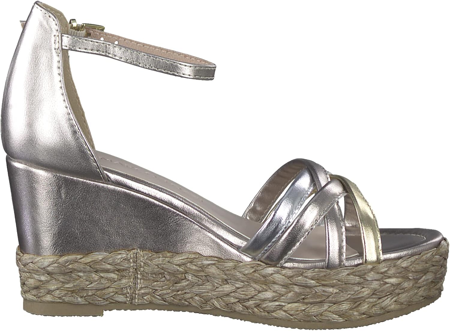 <strong>MARCO TOZZI</strong><br> Женские Wedge Sandal Wedge Heel Soft Feel Me Footbed Ideal for Business Leisure Rose Met Comb — изображение 4