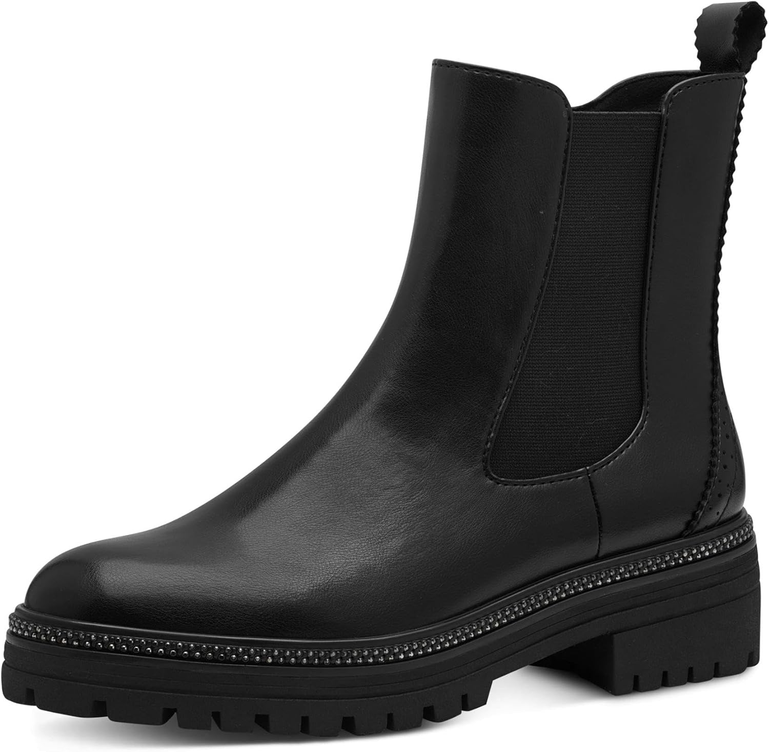 <strong>MARCO TOZZI</strong><br>  Женские  Faux Leather Zip Chelsea ботинки