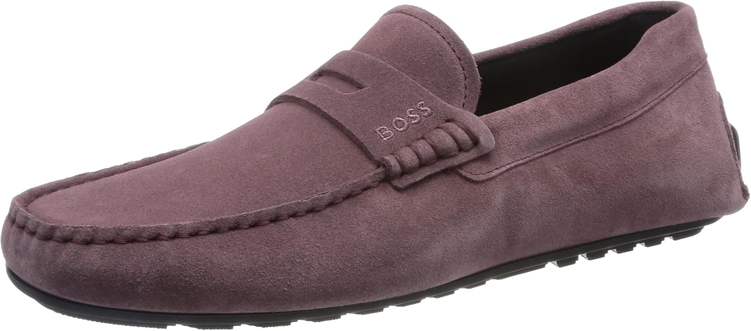 <strong>BOSS</strong><br> Мужские  Noel Mocc Suede Moccasins with Branding Size