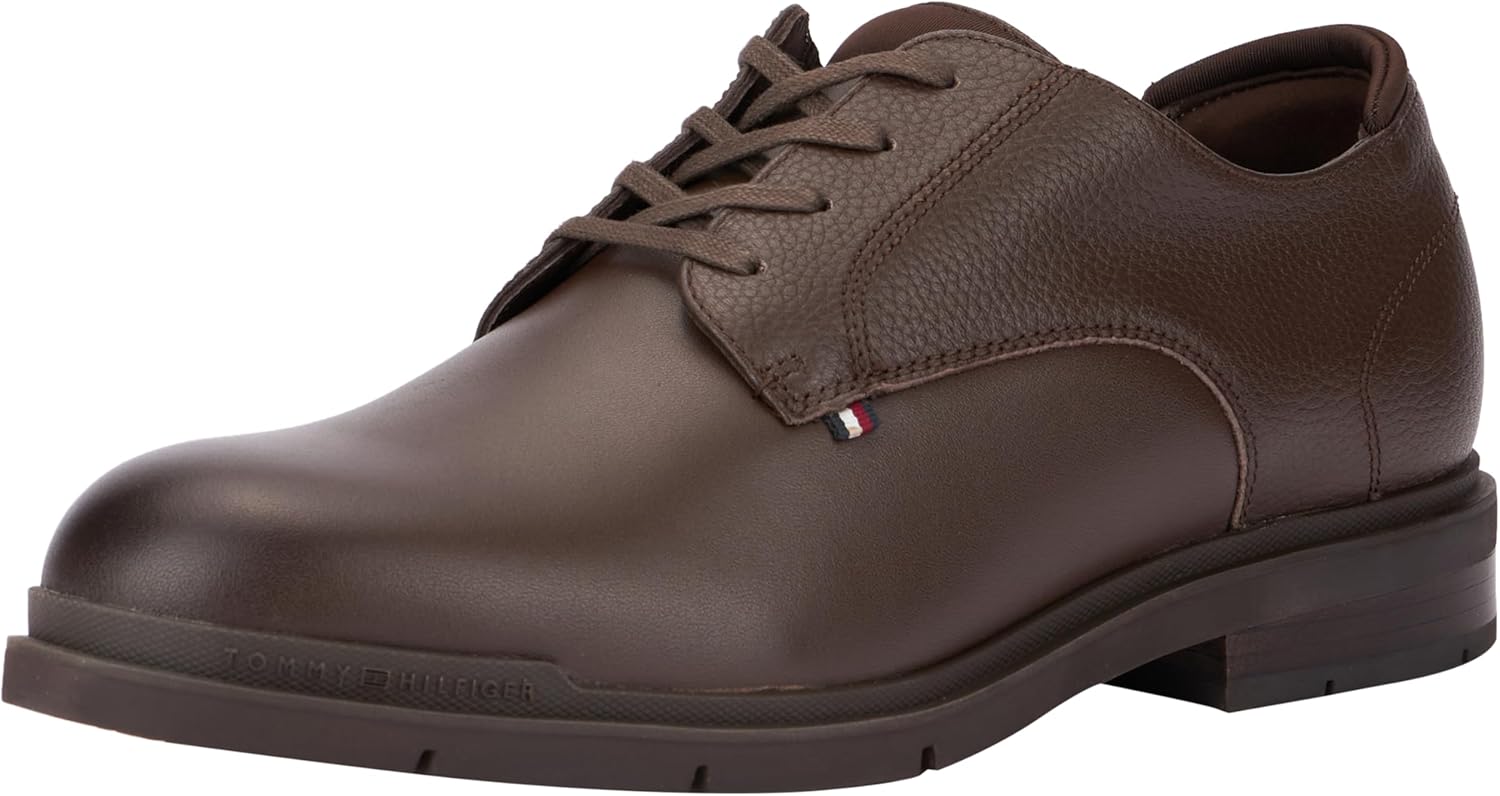 <strong>Tommy Hilfiger</strong><br> Мужские Derby Flexible Leather Grain Leather