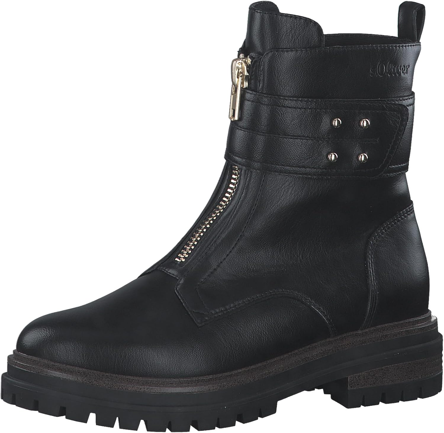 <strong>s.Oliver</strong><br> Womens Faux Leather Zipper ботинки