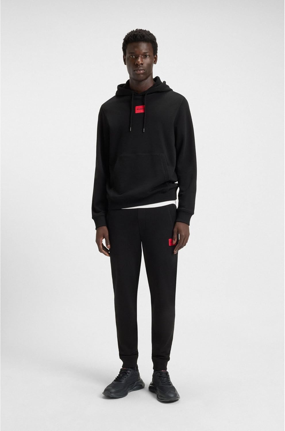 <strong>HUGO</strong><br> Мужские Leon Runn in Various Materials with Tonal Contrast Size — изображение 3