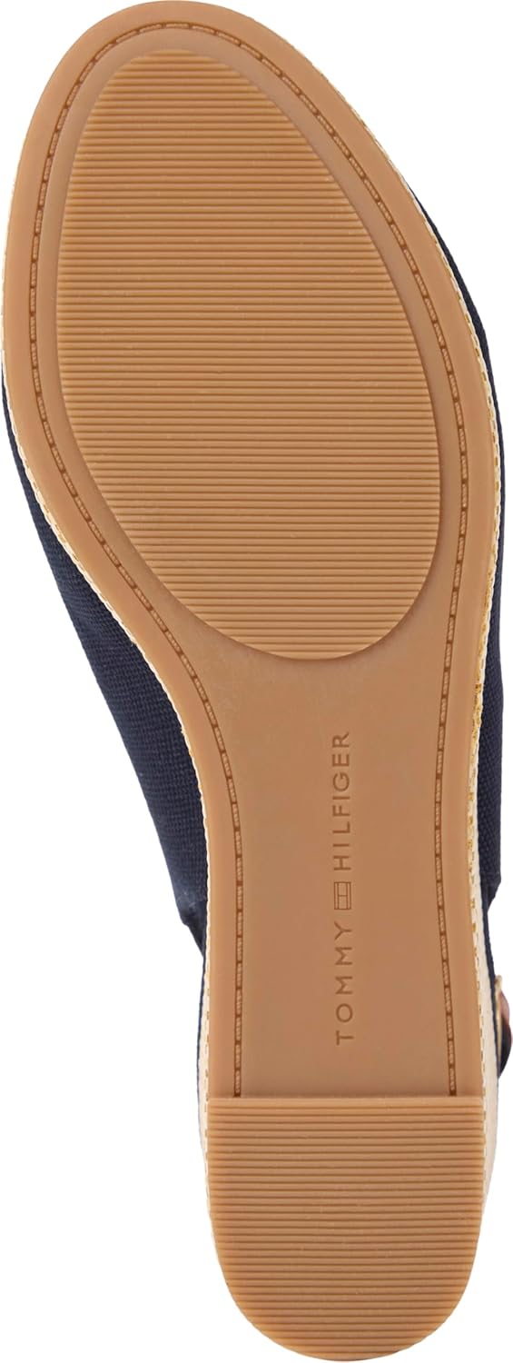 <strong>Tommy Hilfiger</strong><br> Flag Mid Wedge Espad Slin Sling Sandalette Schwarz — изображение 3