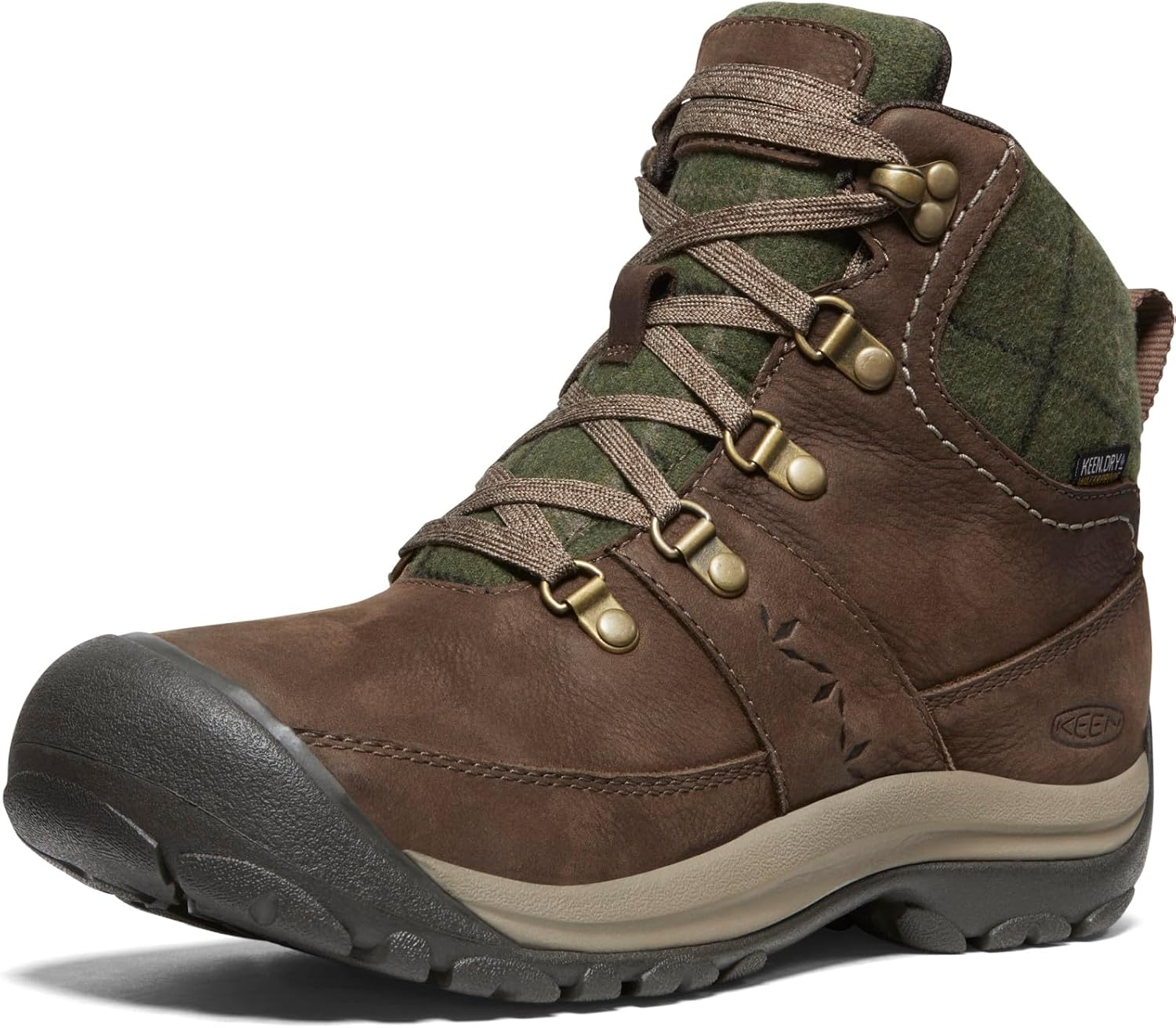 <strong>KEEN</strong><br> Женские Kaci 3 Winter Mid Waterproof Backpacking ботинки