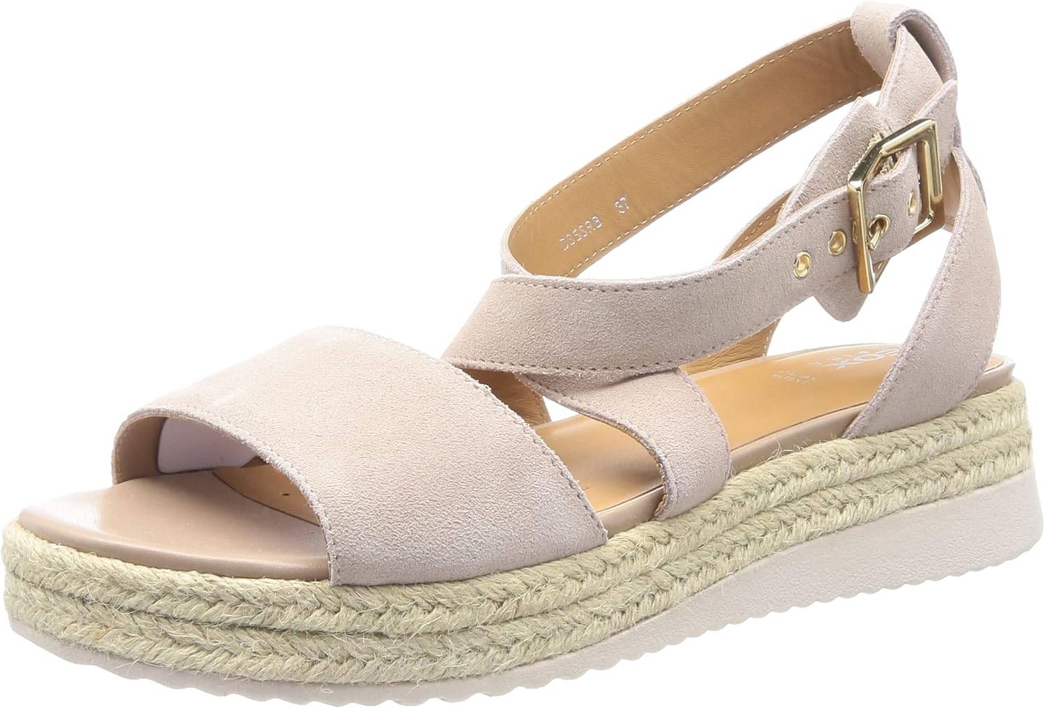 <strong>Geox</strong><br> Girls D Eolie Espadrille Wedge Sandal