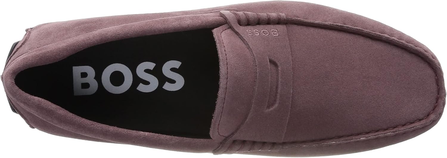 <strong>BOSS</strong><br> Мужские Noel Mocc Suede Moccasins with Branding Size — изображение 3