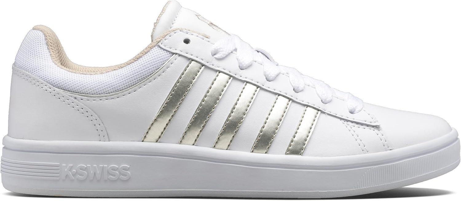 <strong>K-Swiss</strong><br> Женские Court White/Champagne 43 EUChampagne