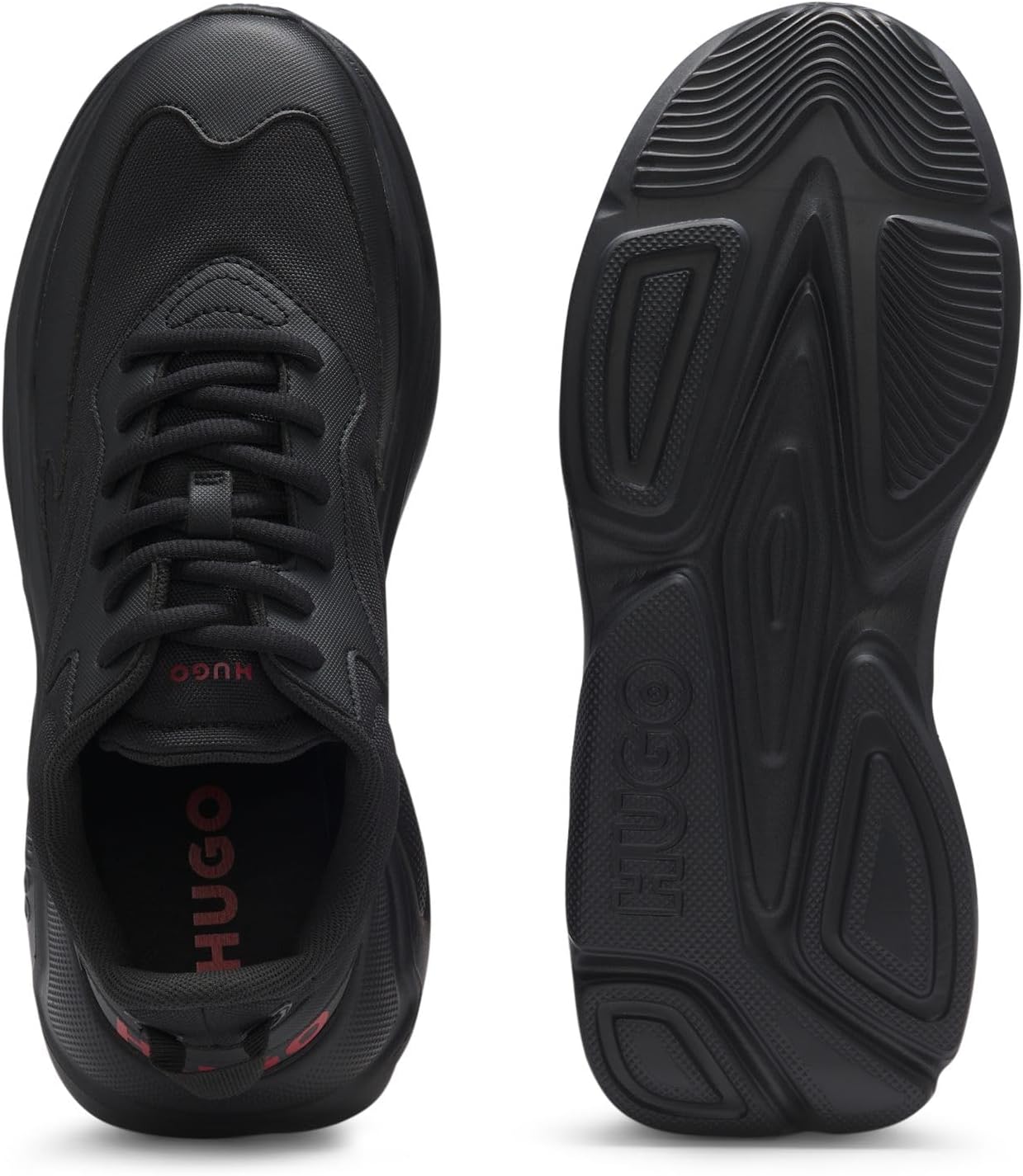 <strong>HUGO</strong><br> Мужские Leon Runn in Various Materials with Tonal Contrast Size — изображение 4