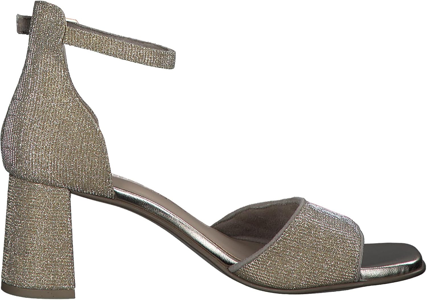 <strong>MARCO TOZZI</strong><br> Женские Glitter Heel Sandals with Adjustable Strap — изображение 4