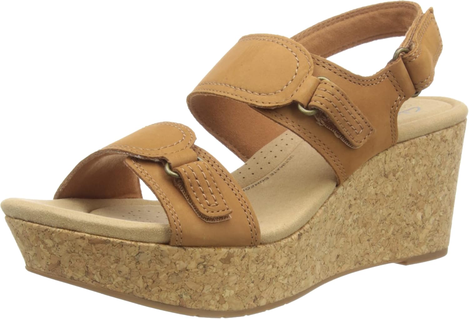 <strong>Clarks</strong><br> Женские Rose Lane Wedge Sandals
