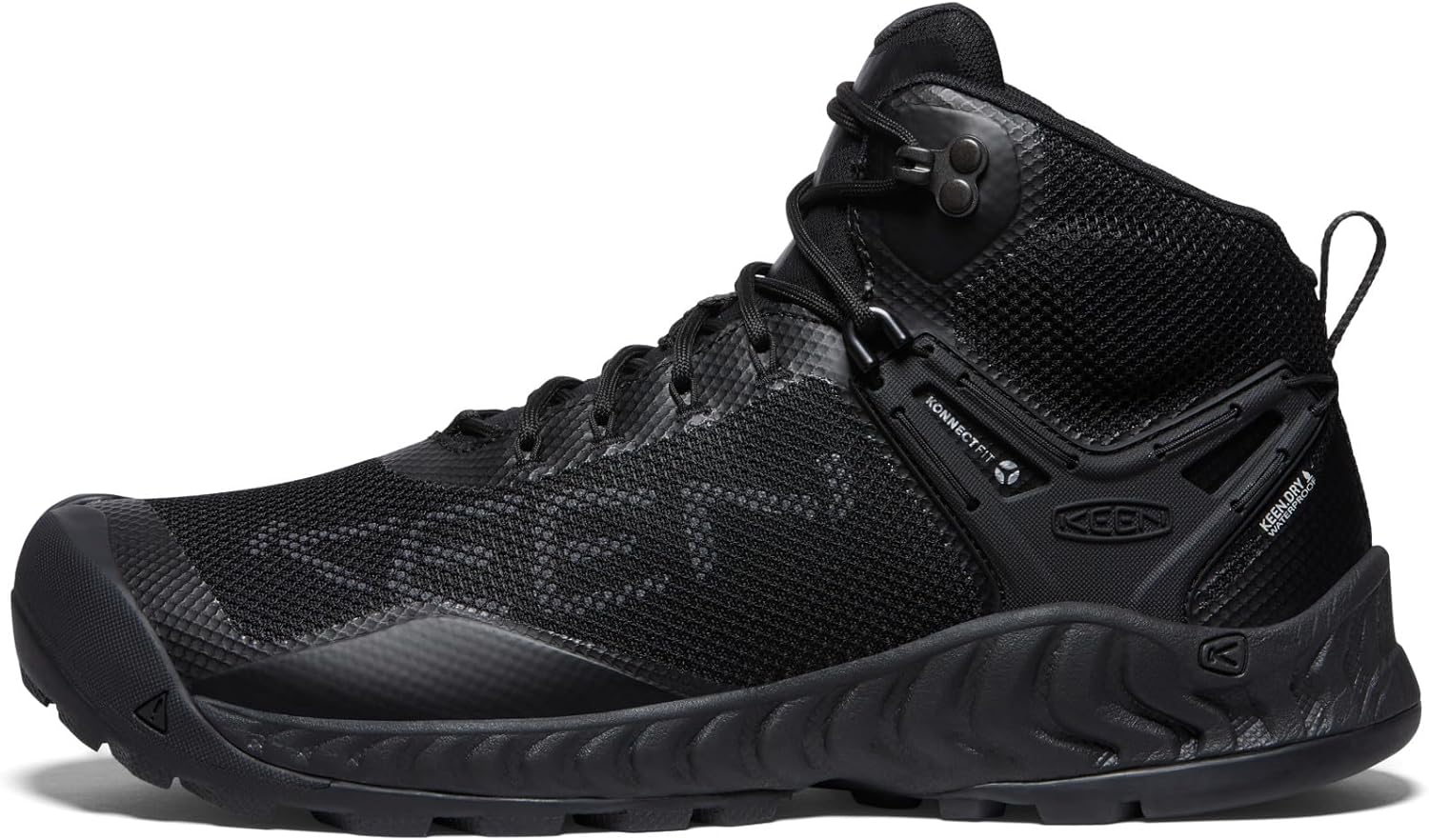 <strong>KEEN</strong><br> Мужские NXIS Evo Mid Height Waterproof Fast Packaging Hiking Brindle/Citronelle — изображение 3