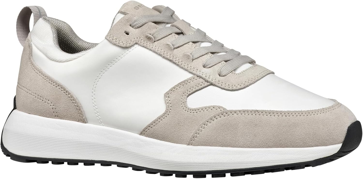 <strong>Geox</strong><br> Мужские U Volpiano A Lt Grey/White 40 EU Lt Grey White 40 EU
